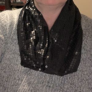 Sequined Wrap scarf